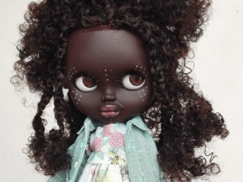 AMINA African Girl Blythe / Jecci Five custom doll ooak by Antique Shop Dolls